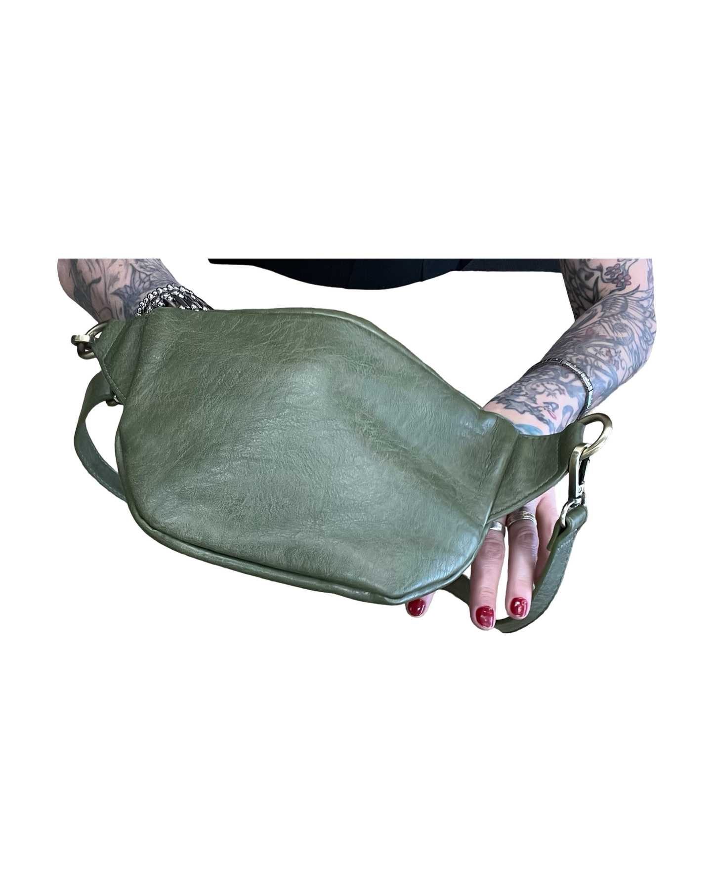 Belt Bag By Joy Susan In Green, Size:Small