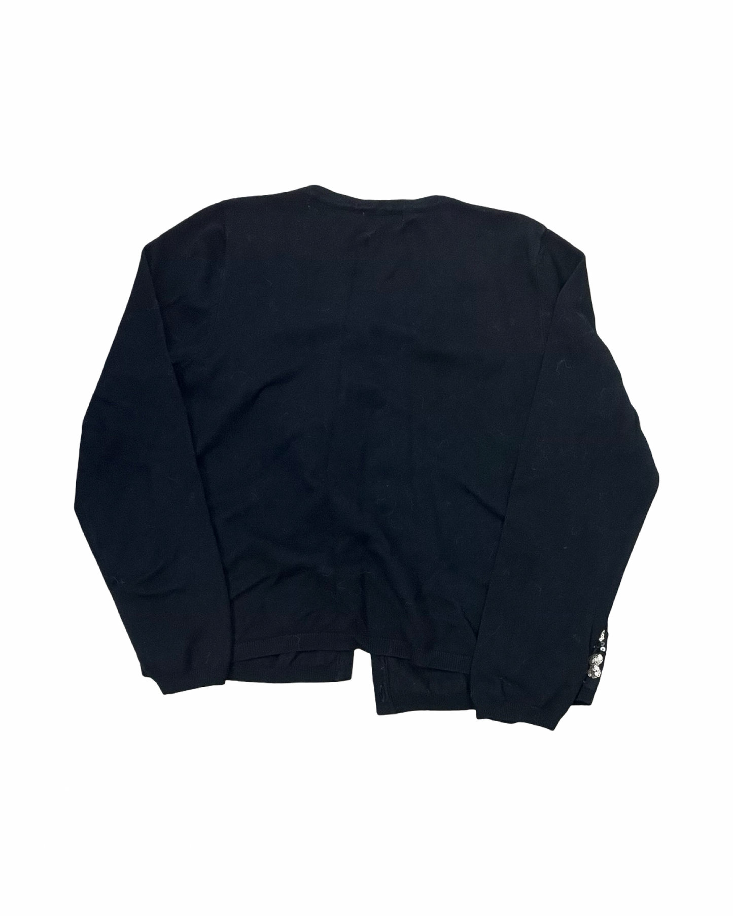 Cardigan By Joseph A. In Black & Gold, Size:L