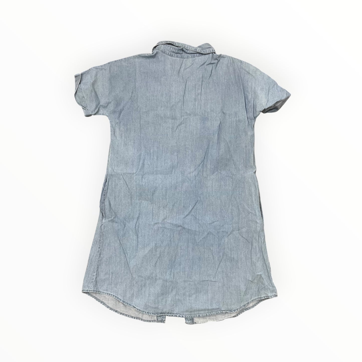 Dress Casual Midi By Clothes Mentor In Blue Denim, Size:L