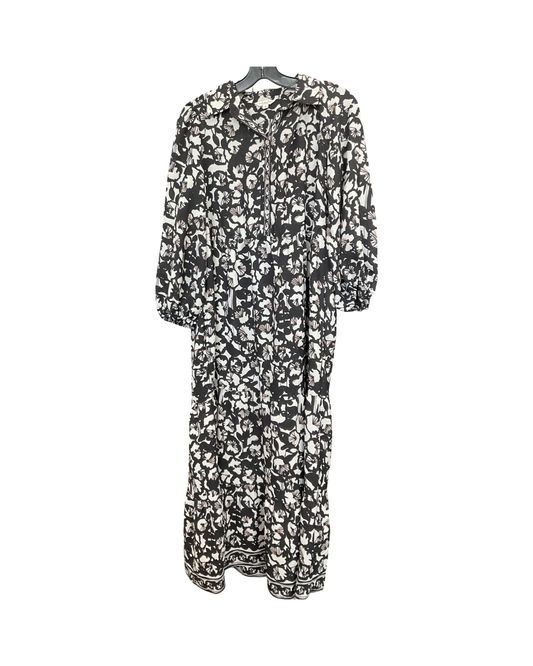 Dress Casual Maxi By Max Studio In Black & White, Size:M