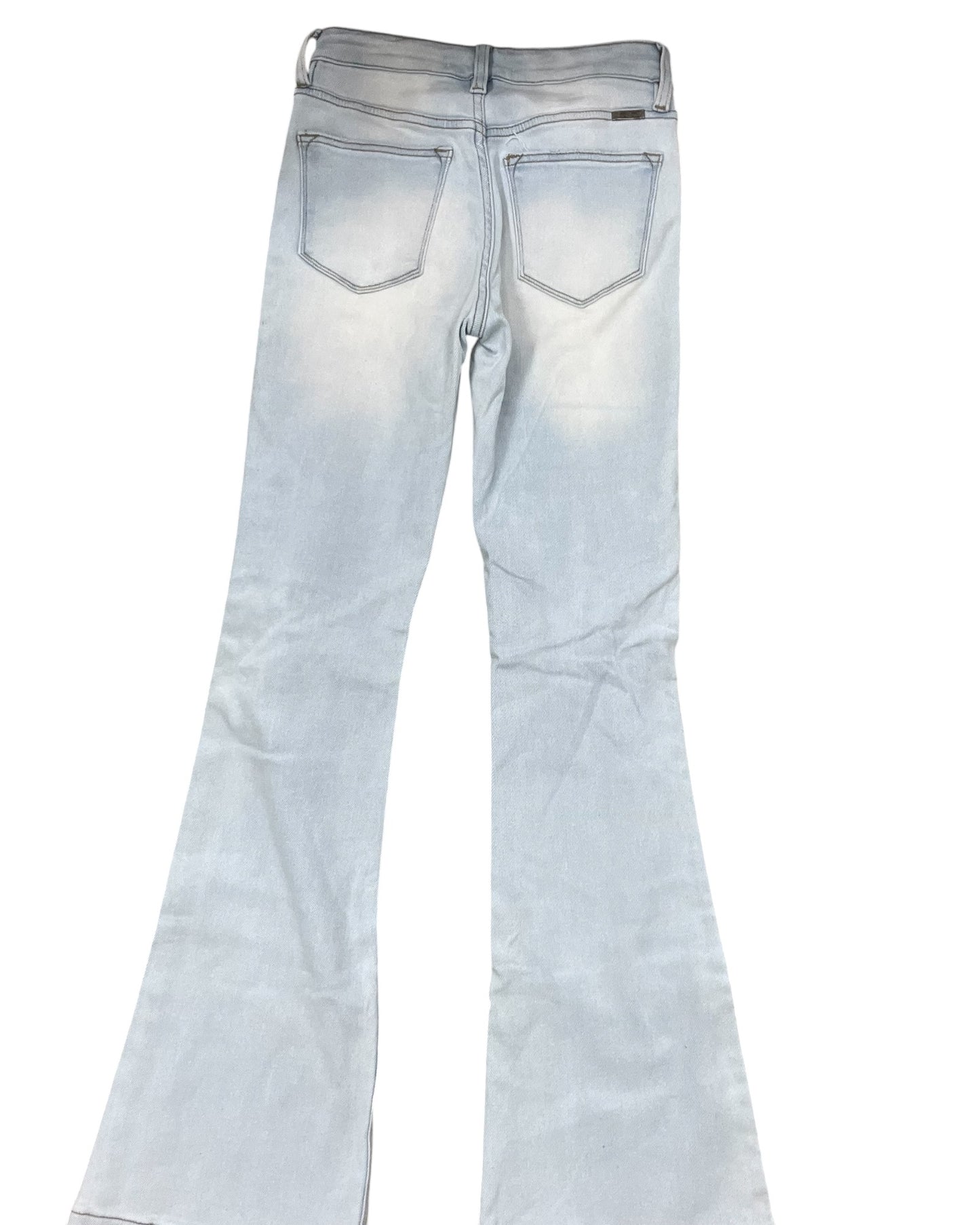 Jeans Flared By Kancan In Blue Denim, Size:2