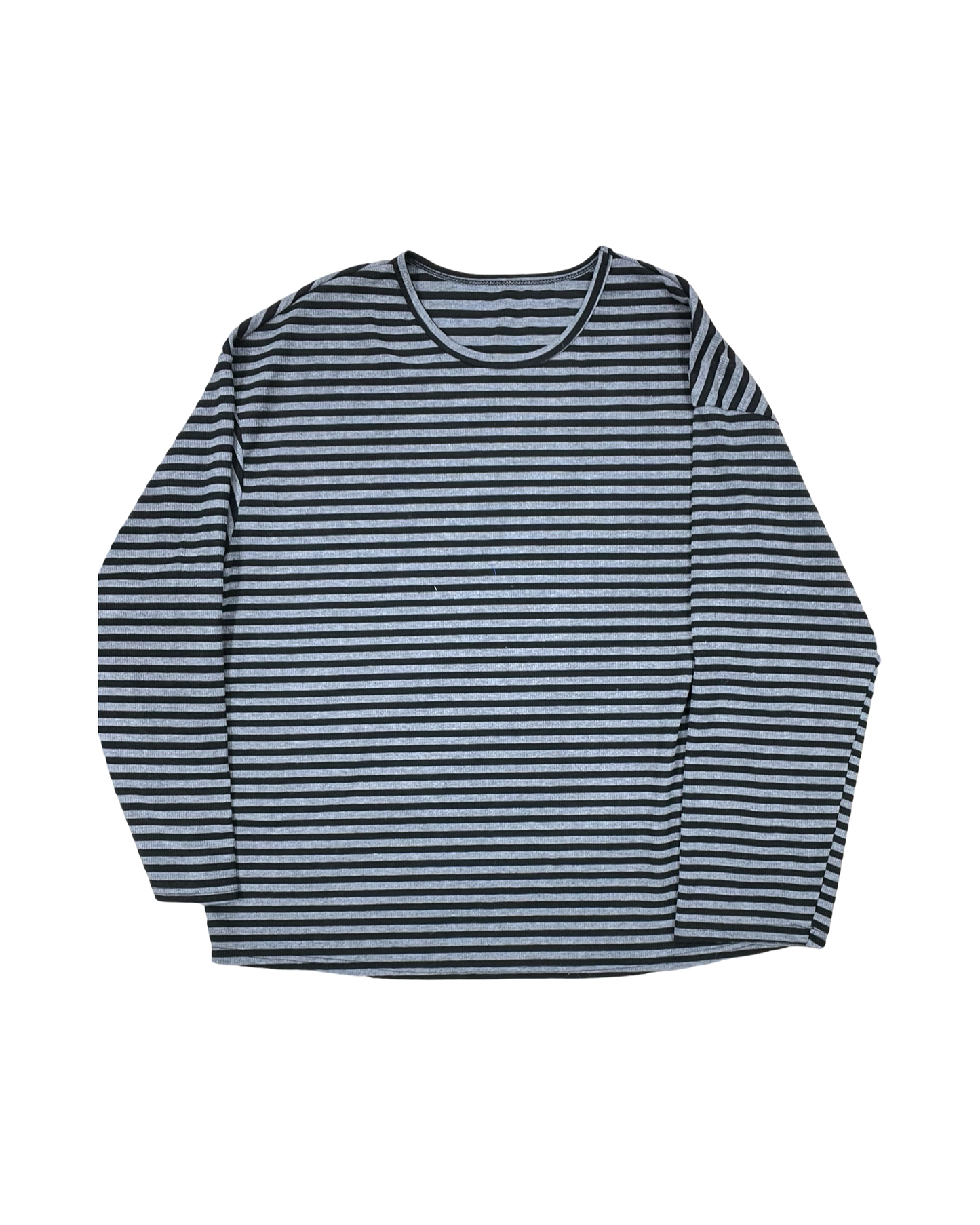 Top Ls By Dazy In Black & Grey, Size:L