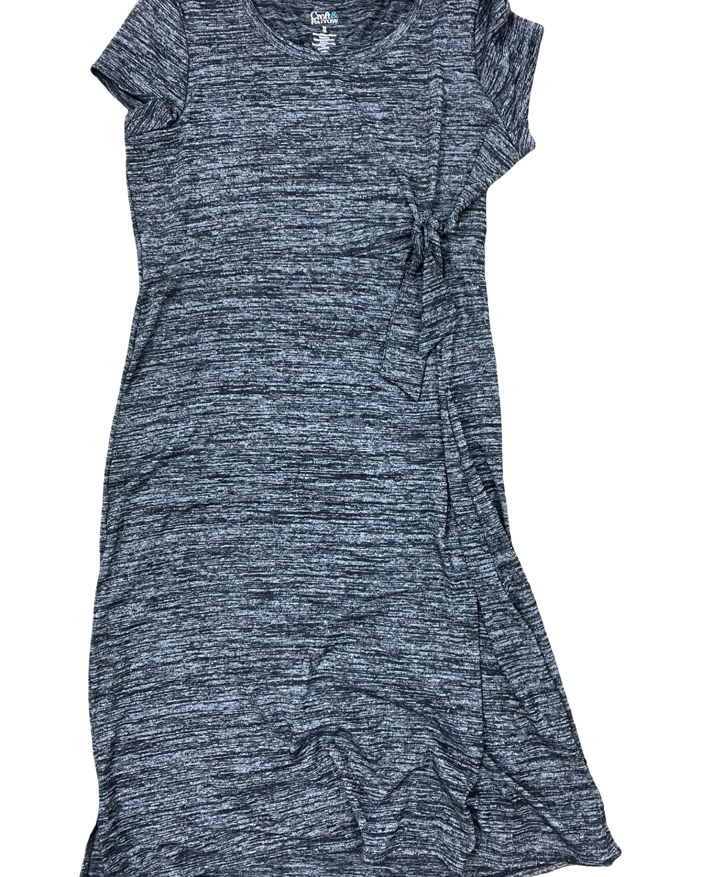 Dress Casual Maxi By Croft And Barrow In Grey, Size:Xl