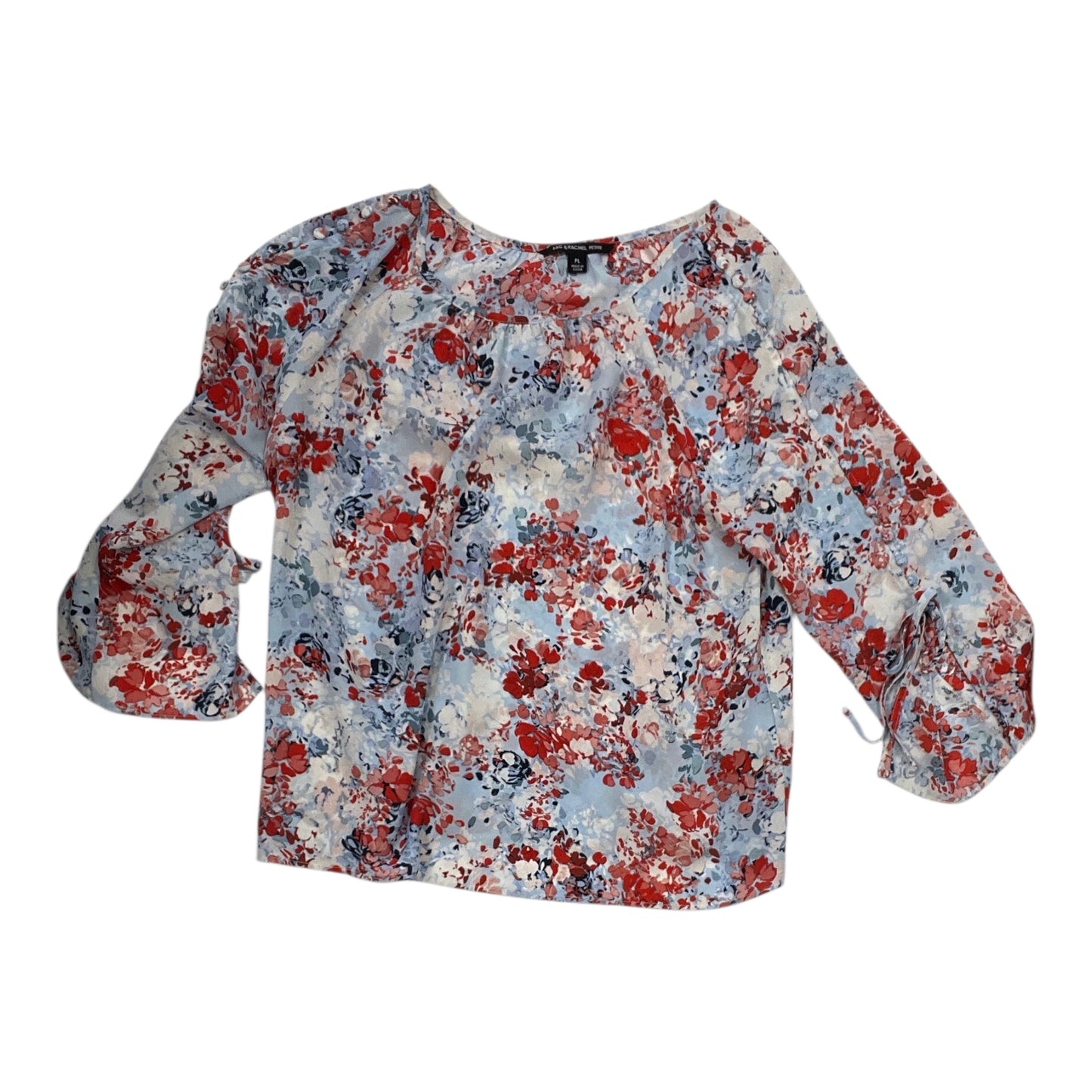Top Ls By Zac And Rachel In Blue & Red, Size:Lp