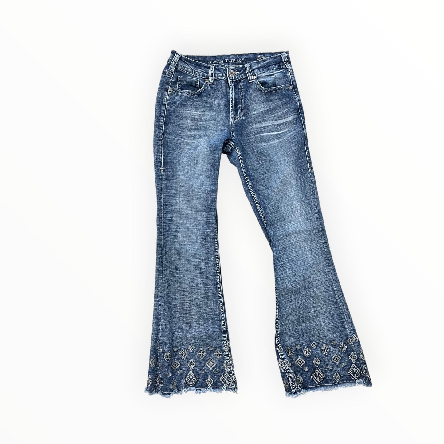 Jeans Boot Cut By Clothes Mentor In Blue Denim, Size:10