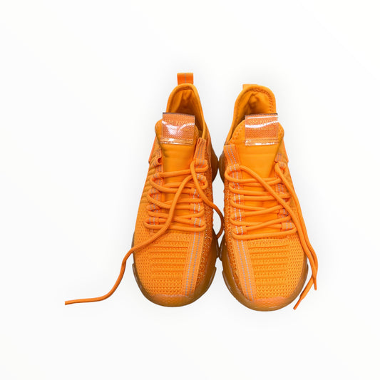Shoes Sneakers By Steve Madden In Orange, Size:8