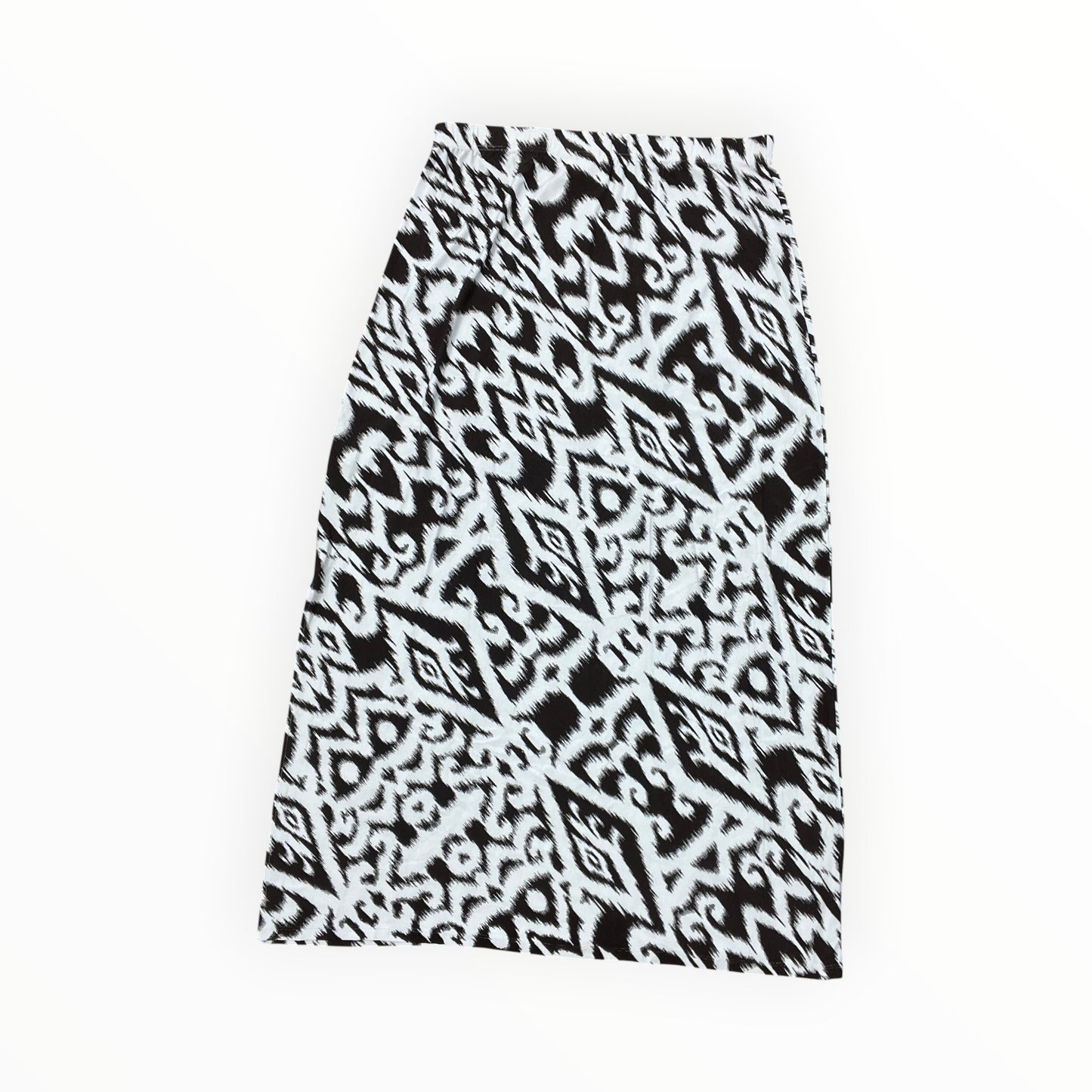 Skirt Maxi By Chicos In Brown & White, Size:L