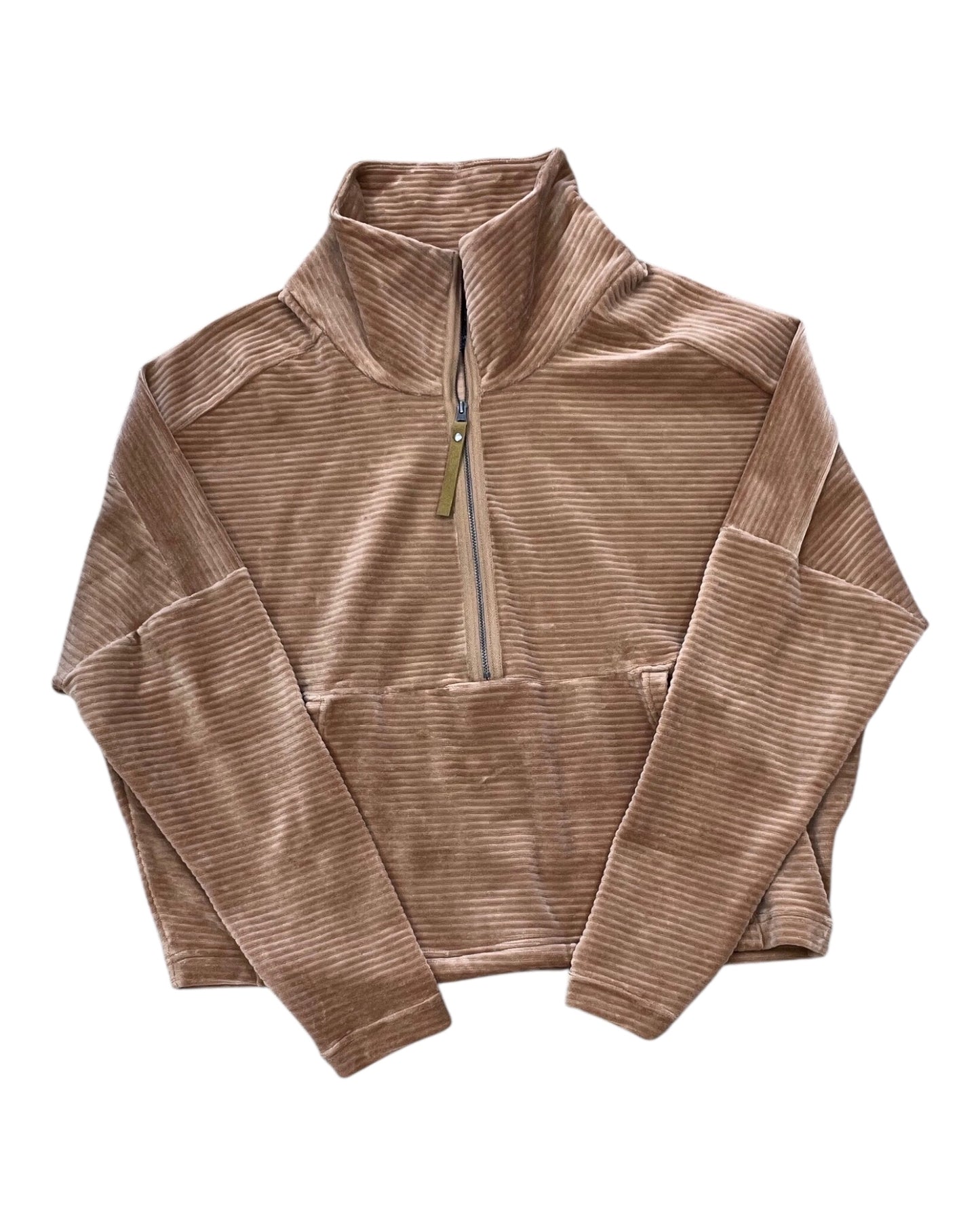 Sweatshirt Collar By Prana In Brown, Size:M