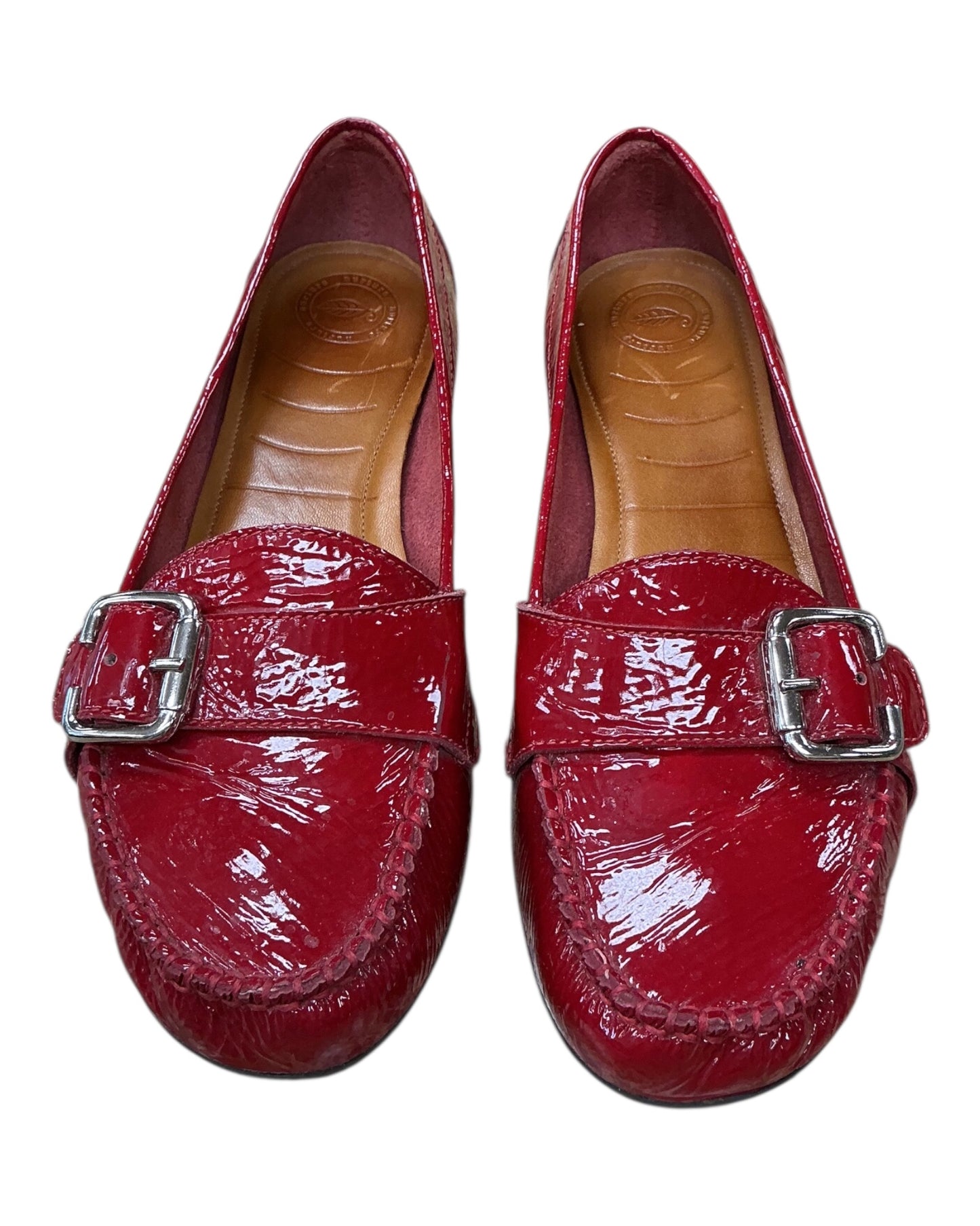 Shoes Flats By Nurture In Red, Size:9.5