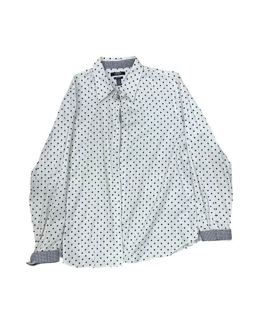 Top Ls By Chaps In Blue & White, Size:Xl
