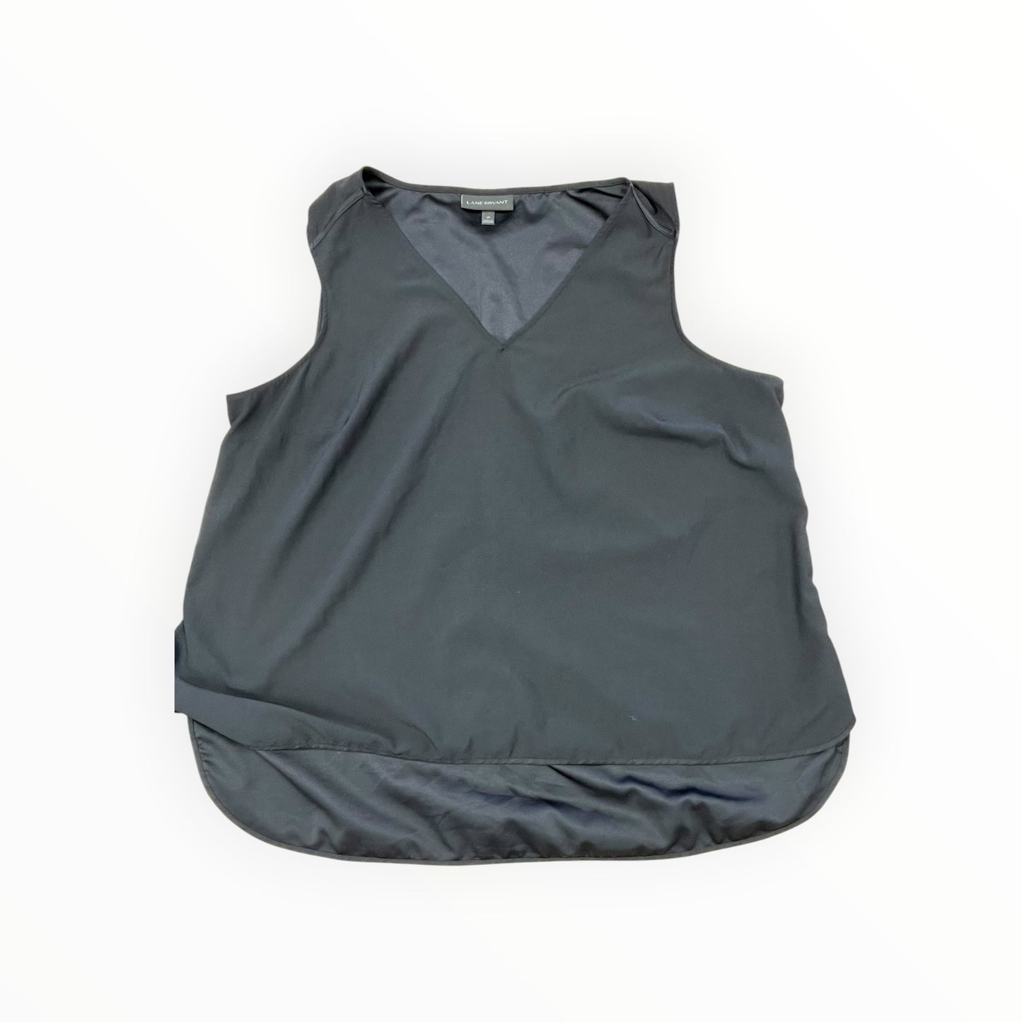 Top Sleeveless Basic By Lane Bryant In Black, Size:2X
