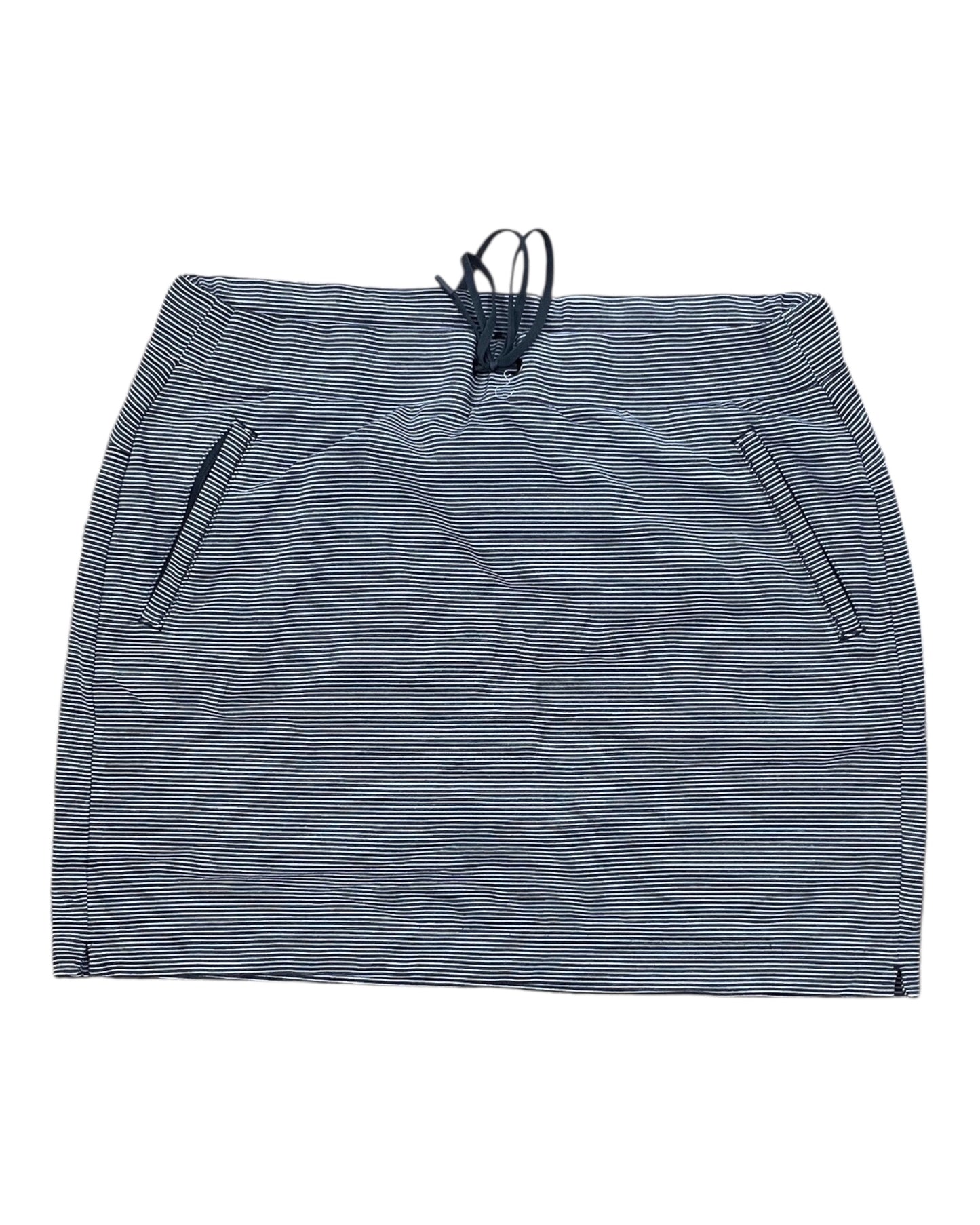 Skort By Athleta In Grey & White, Size:L