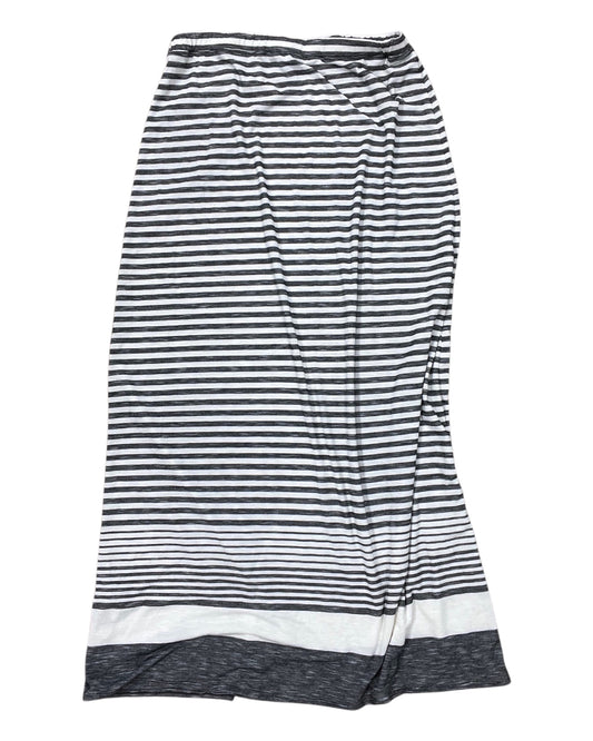 Skirt Maxi By Max Studio In Grey & White, Size:S
