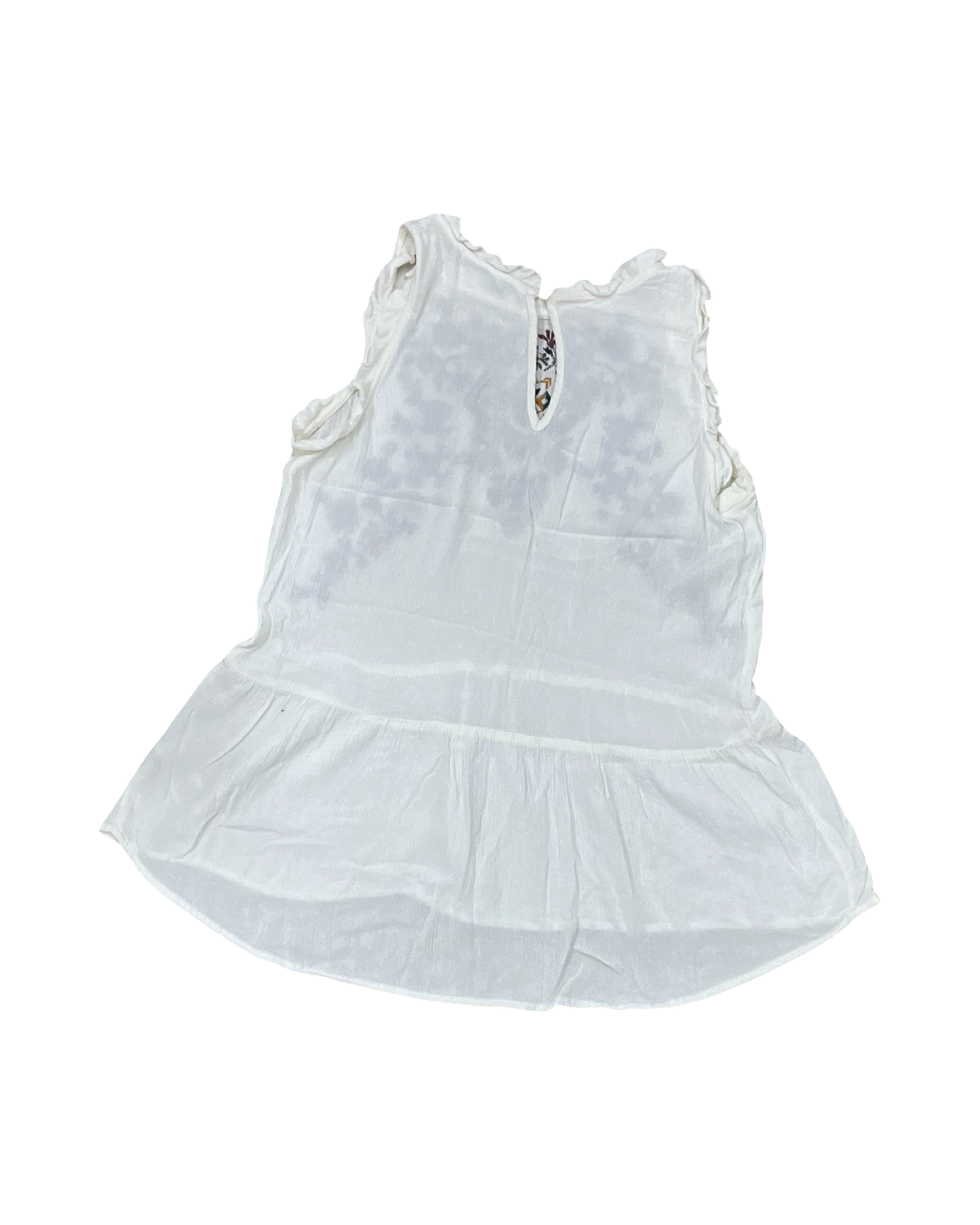 Top Sleeveless By Maurices In Cream, Size:M