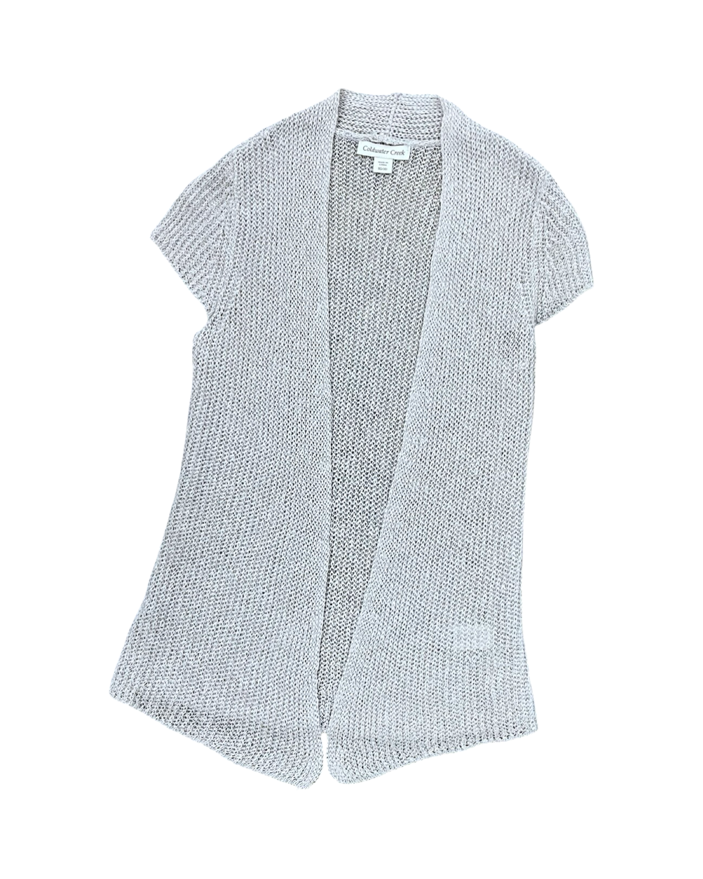 Cardigan By Coldwater Creek In Tan, Size:Xs