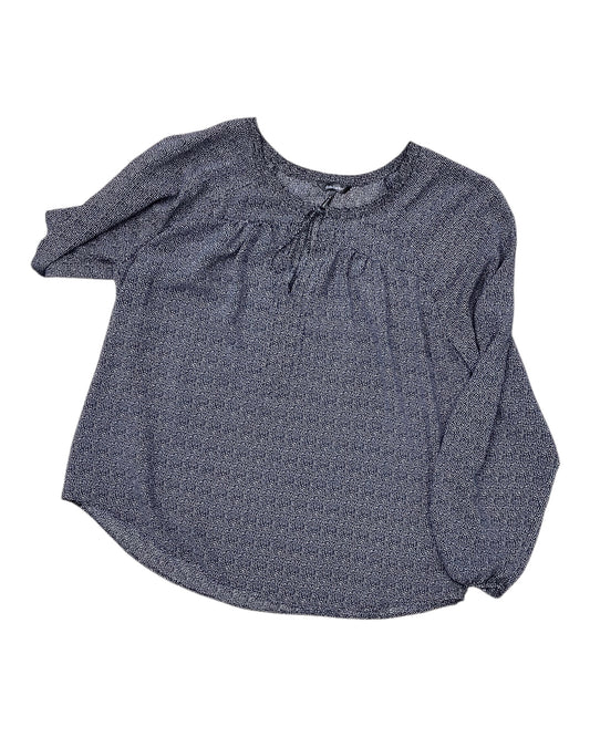 Top Ls By Daisy Fuentes In Blue, Size:L