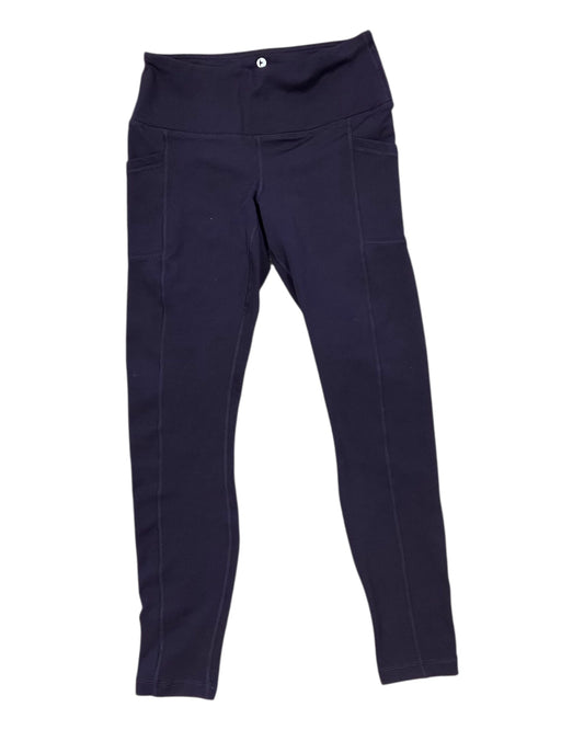 Athletic Leggings By 90 Degrees By Reflex In Purple, Size:S