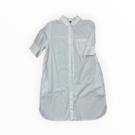 Dress Casual Midi By Old Navy In White, Size:M