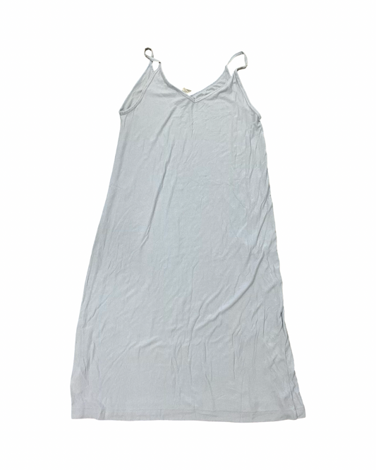 Dress Casual Midi By H&M In Blue, Size:M