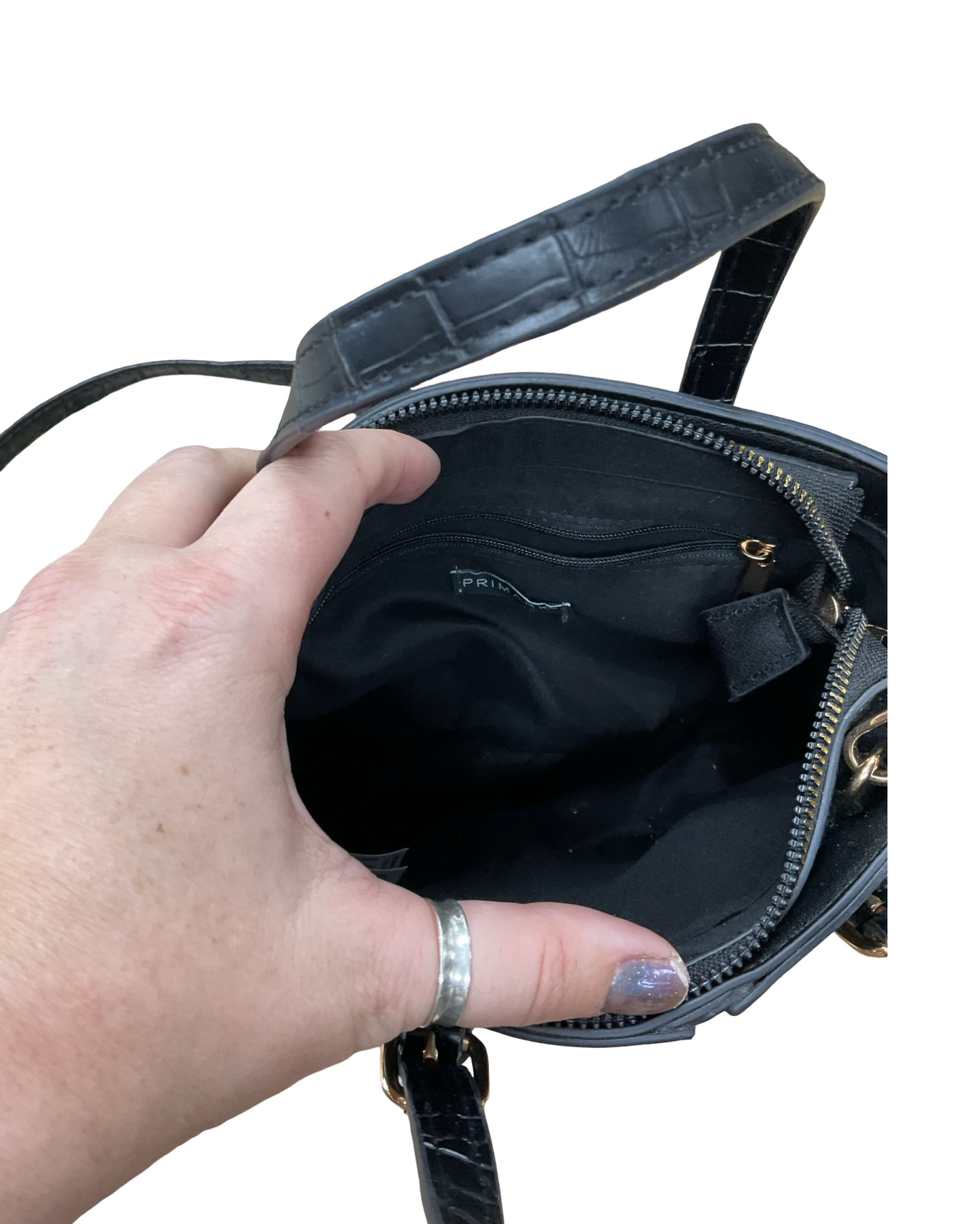 Crossbody Designer By Kate Spade In Black & Cream, Size:Small