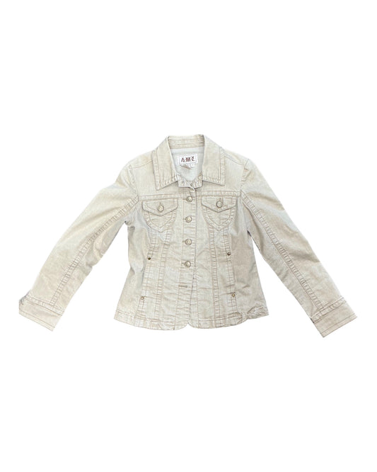 Jacket Denim By Ami In Tan, Size:S