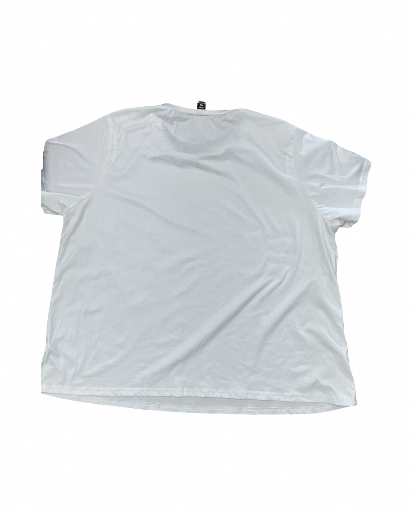 Top Ss By Shein In White, Size:4X