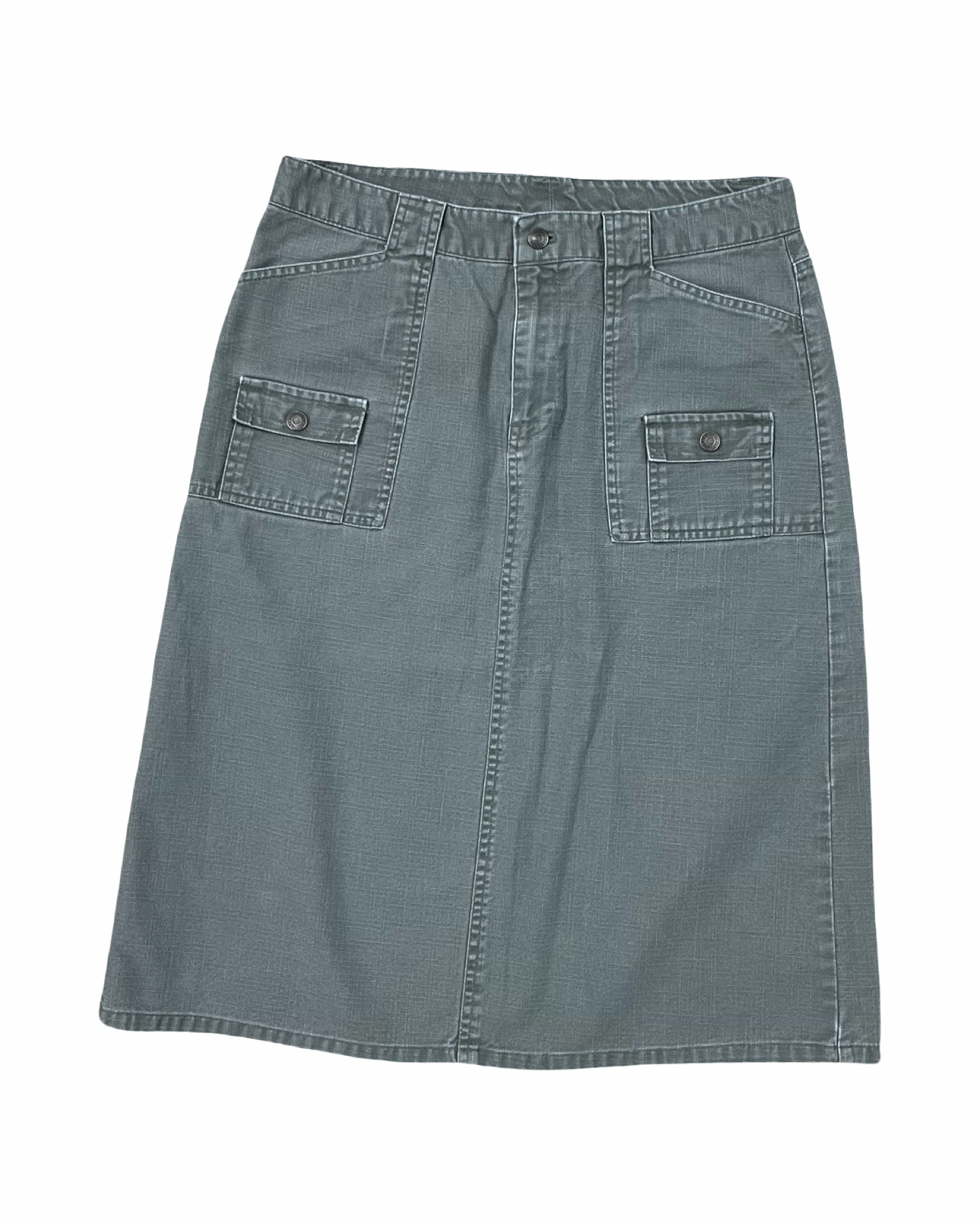 Skirt Midi By Gap In Green, Size:10