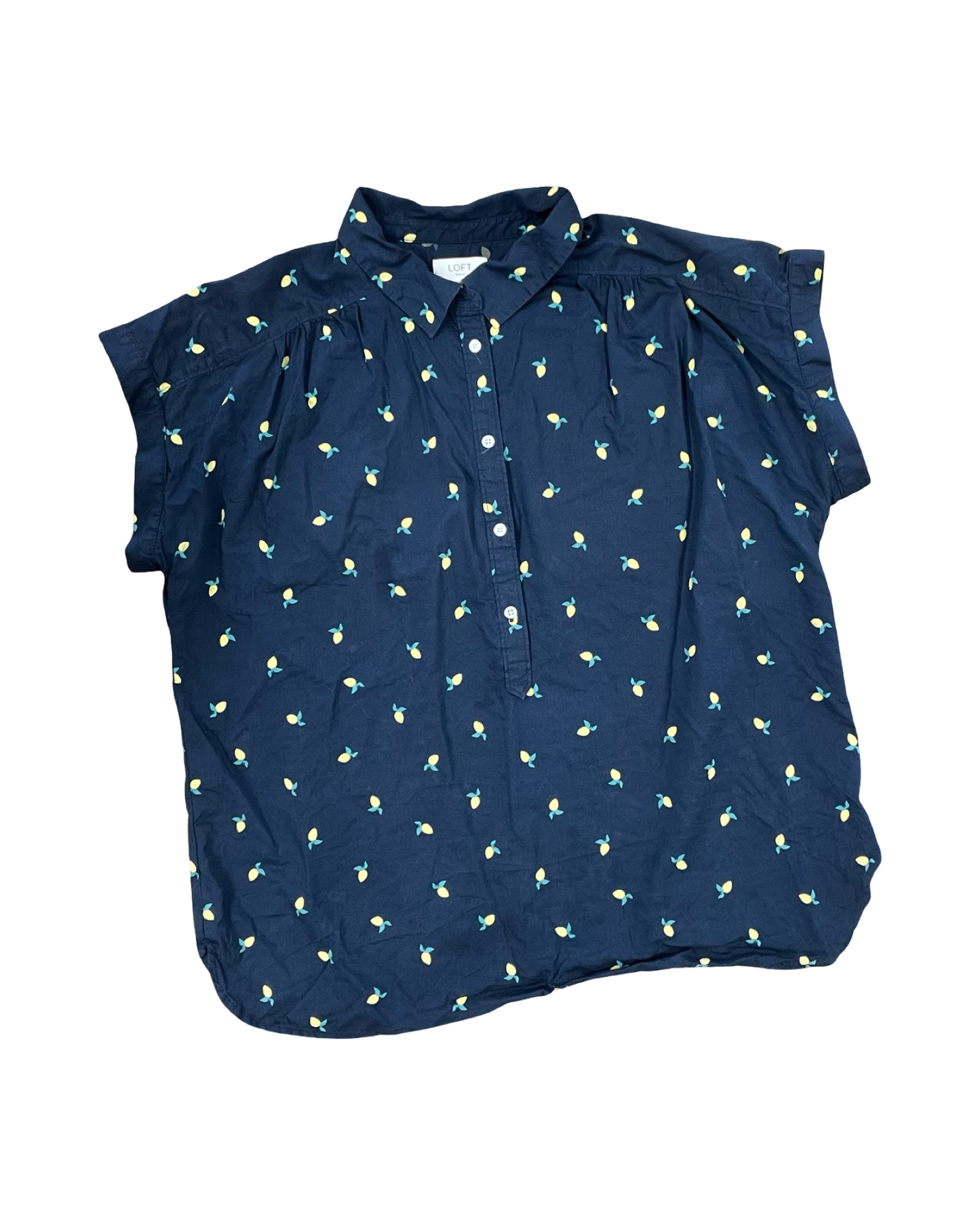 Top Ss By Loft In Blue, Size:L