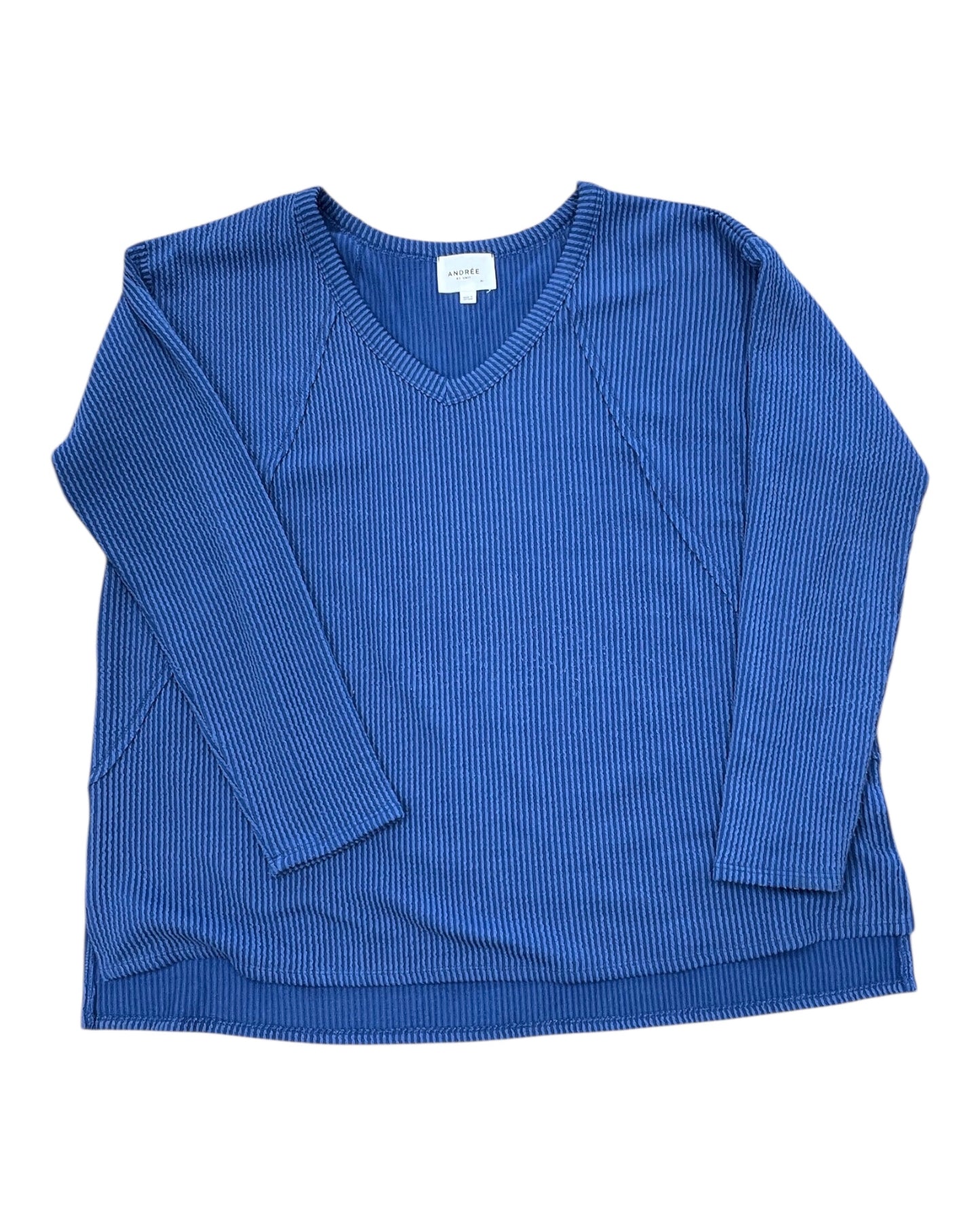 Top Ls By Clothes Mentor In Blue, Size:M