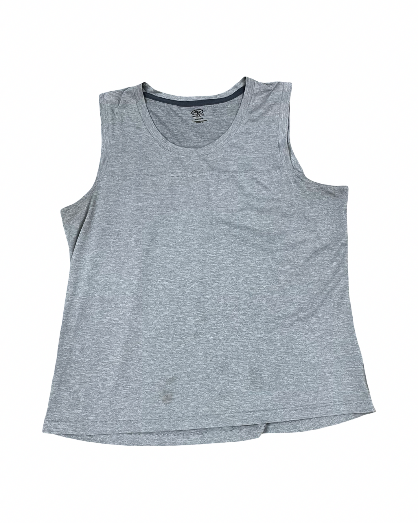 Top Sleeveless By Athletic Works In Grey, Size:Xl