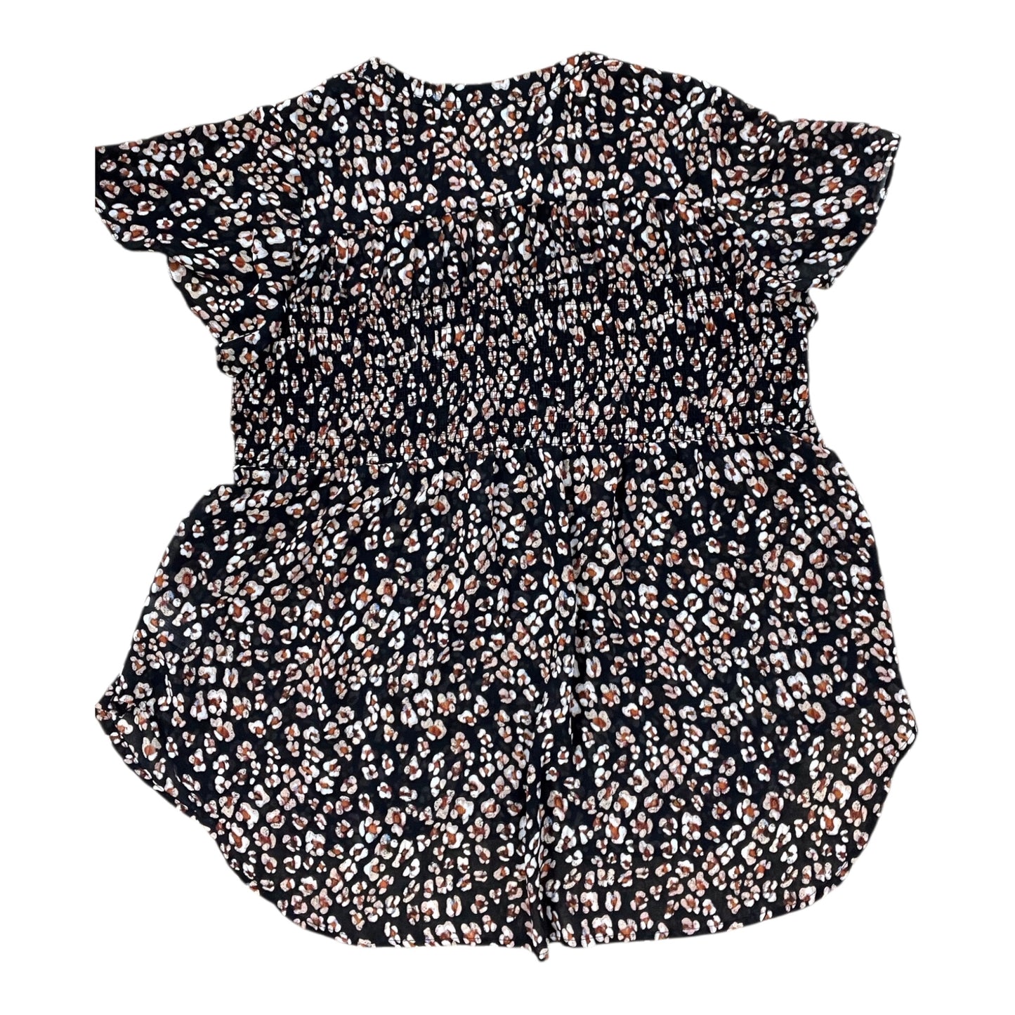 Tunic Sleeveless By Knox Rose In Black & Brown, Size:Xl