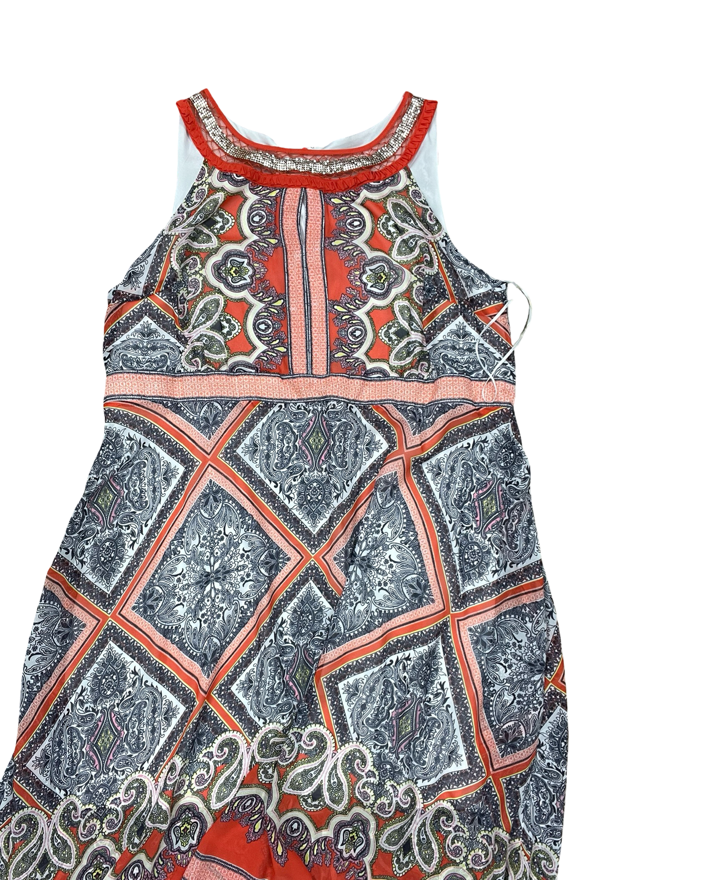 Dress Casual Midi By Studio 1 In Orange, Size:20