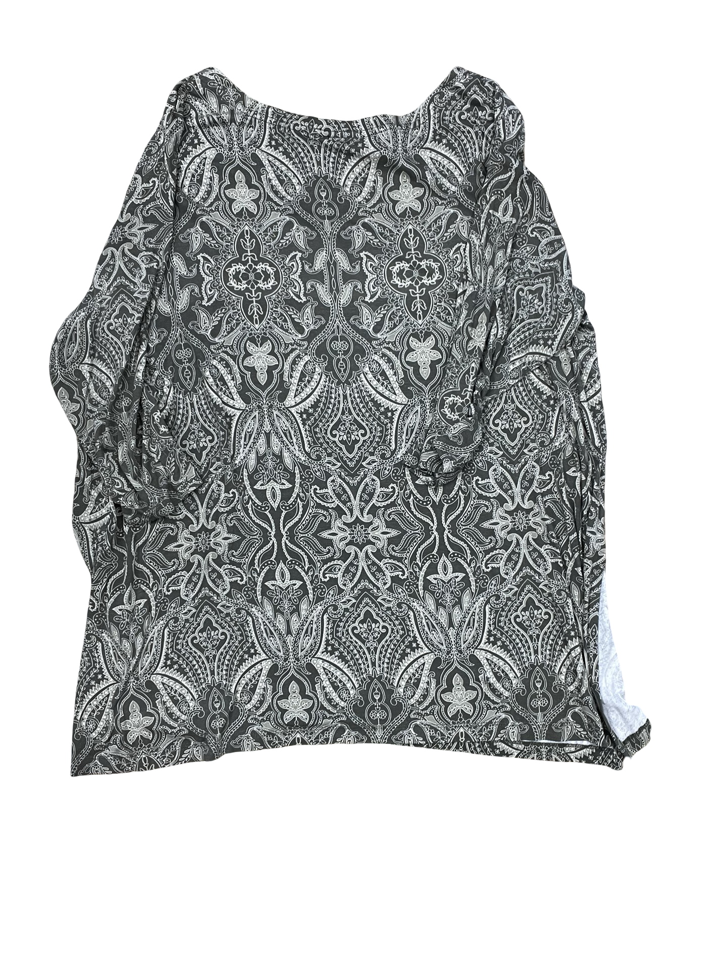 Top 3/4 Sleeve By Jones New York In Green, Size:2X