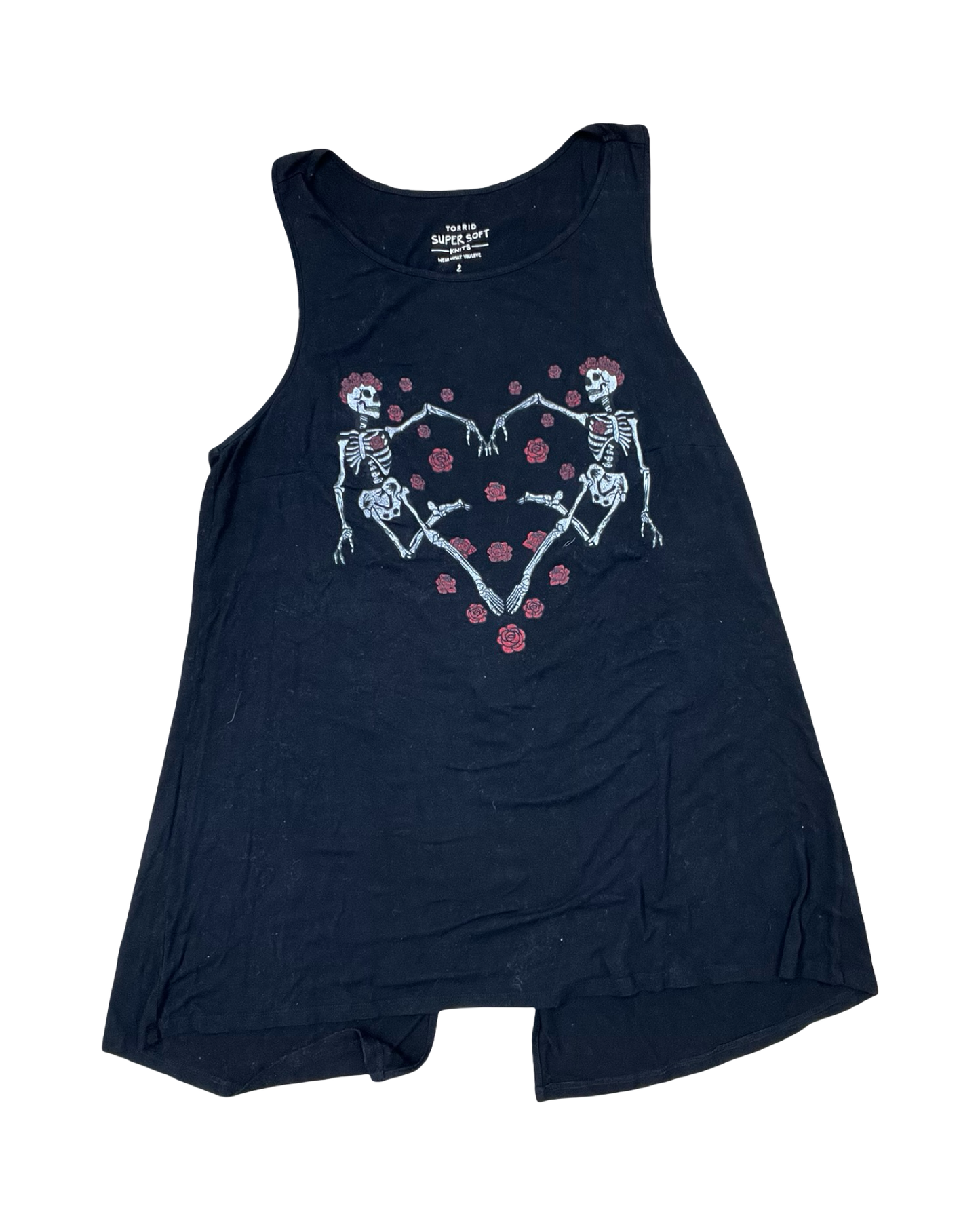 Top Ss By Torrid In Black & Red, Size:2X