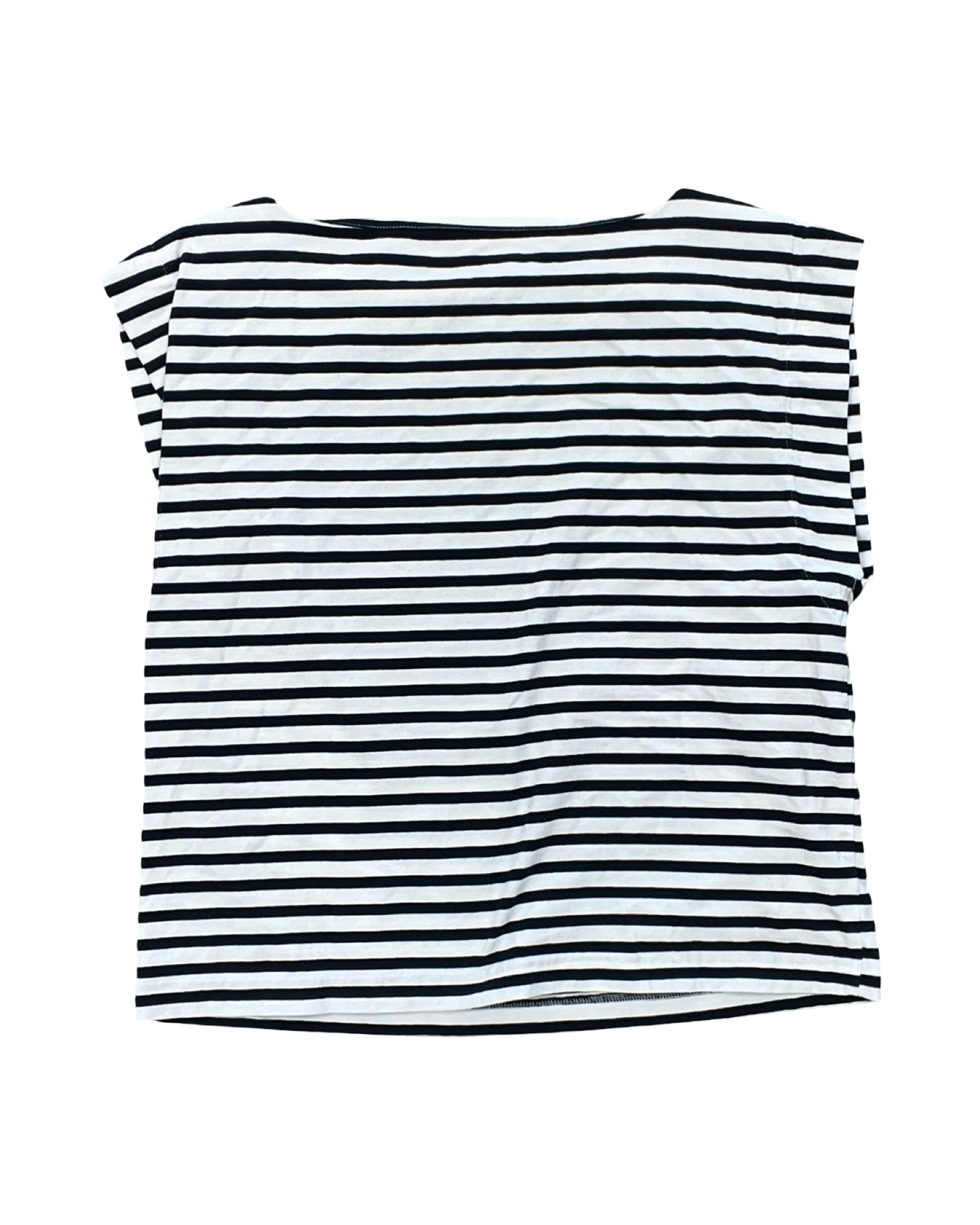 Top Sleeveless By Loft In Blue & White, Size:Xl