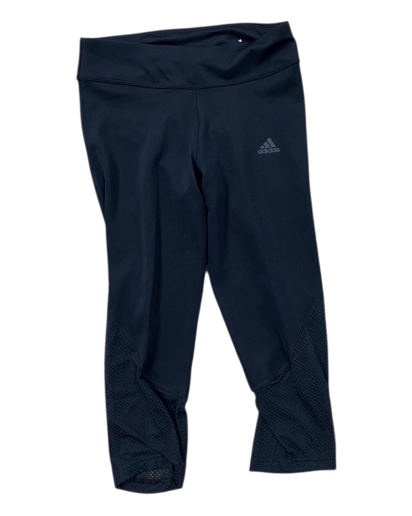 Athletic Leggings Capris By Adidas In Black, Size:S