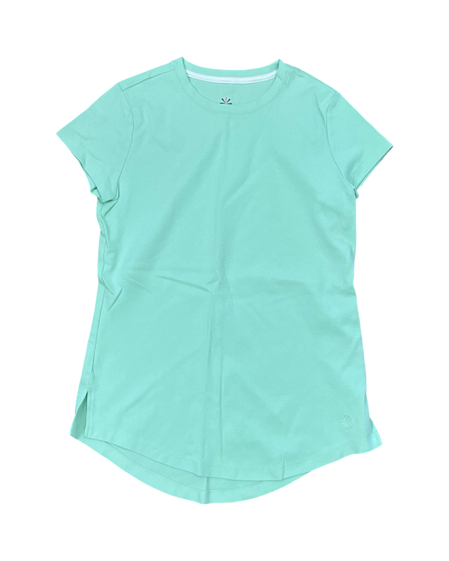 Top Ss Basic By Isaac Mizrahi In Green, Size:Xs