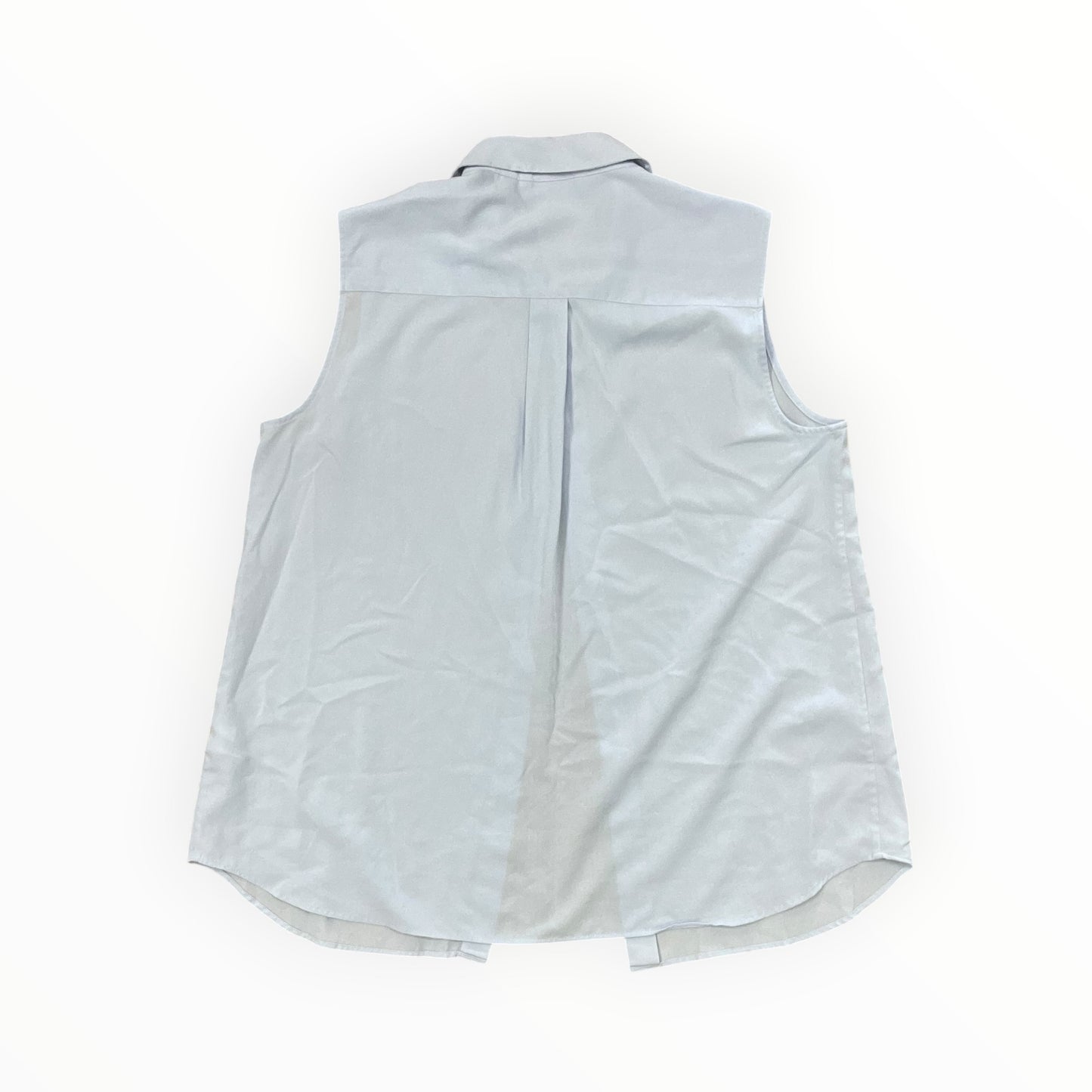 Top Sleeveless By Uniqlo In Blue, Size:L