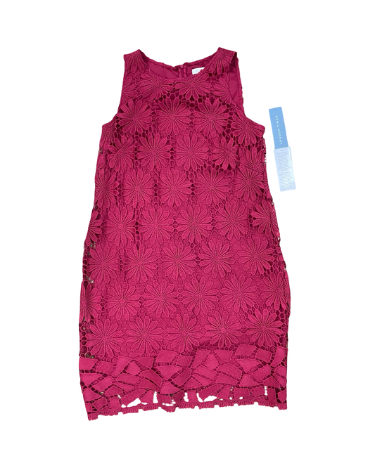 Dress Party Midi By London Times In Pink, Size:12