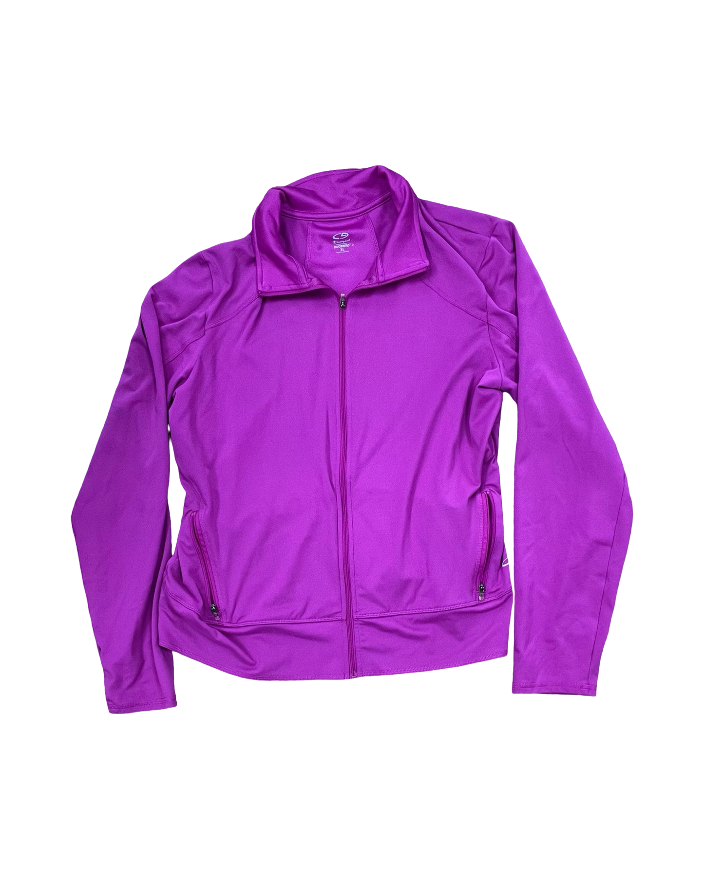 Athletic Jacket By Champion In Purple, Size:Xl