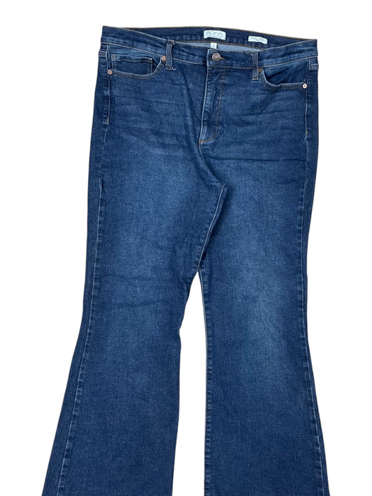 Jeans Wide Leg By Sofia By Sofia Vergara In Blue Denim, Size:16