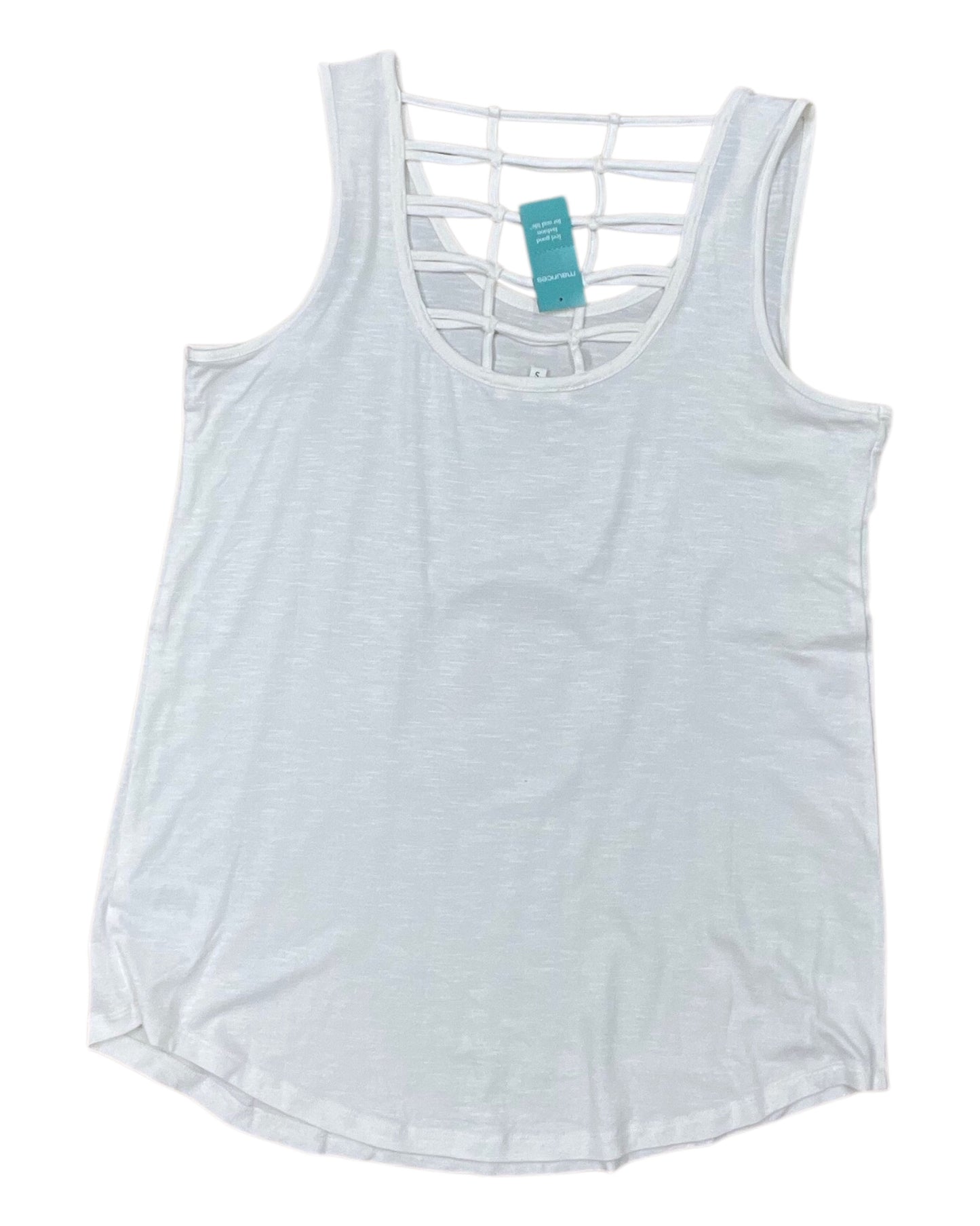 Top Sleeveless By Maurices In White, Size:S
