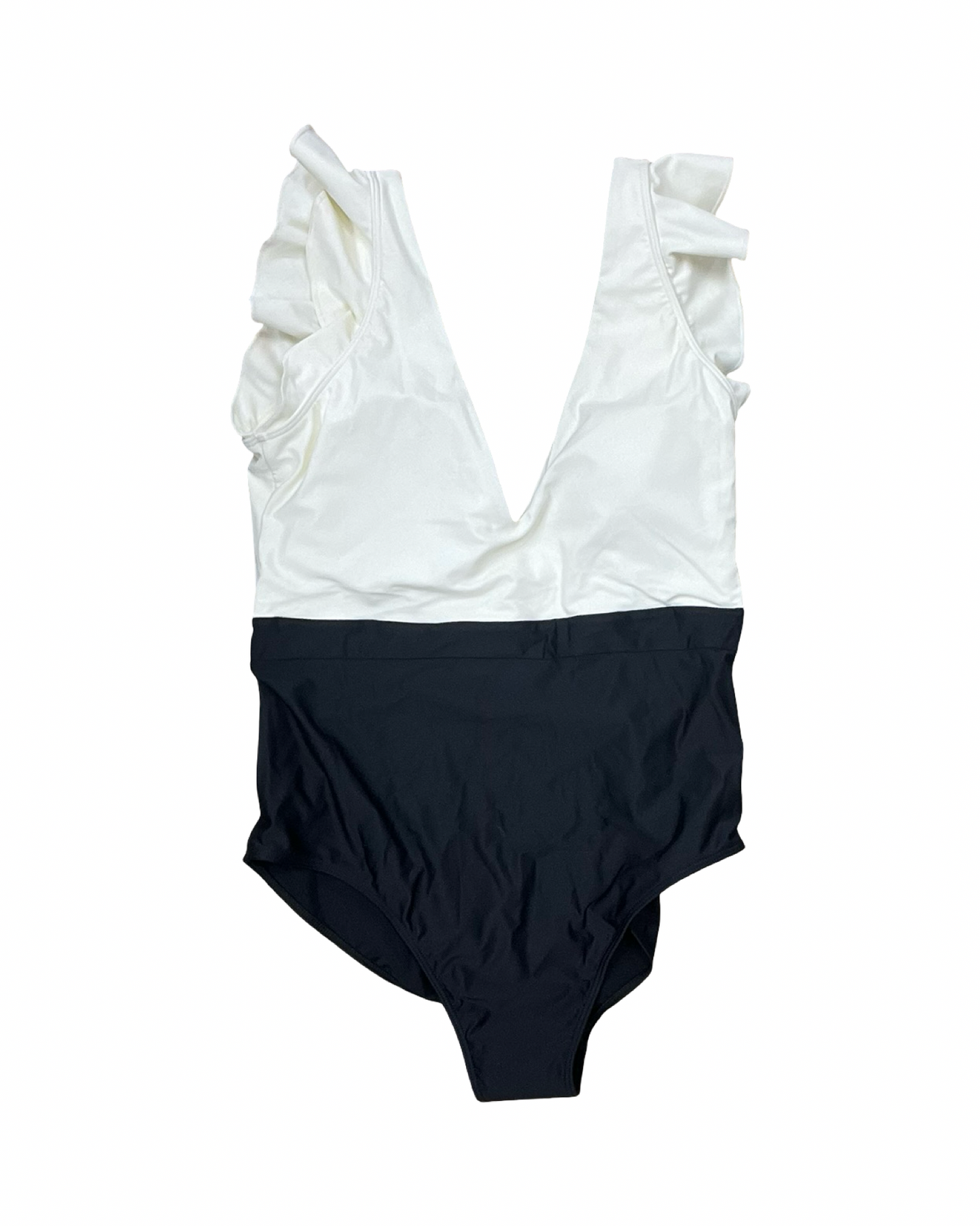 Swimsuit By Summersalt In Black & Cream, Size:L