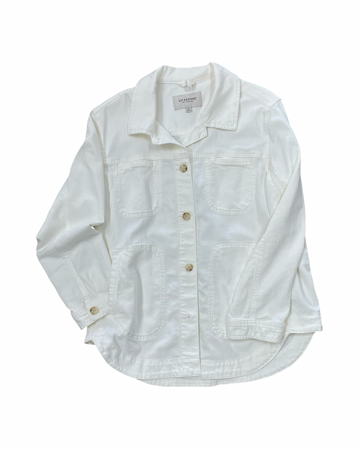 Jacket Other By Liverpool In Cream, Size:M