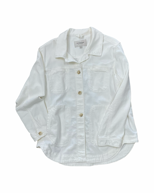 Jacket Other By Liverpool In Cream, Size:M