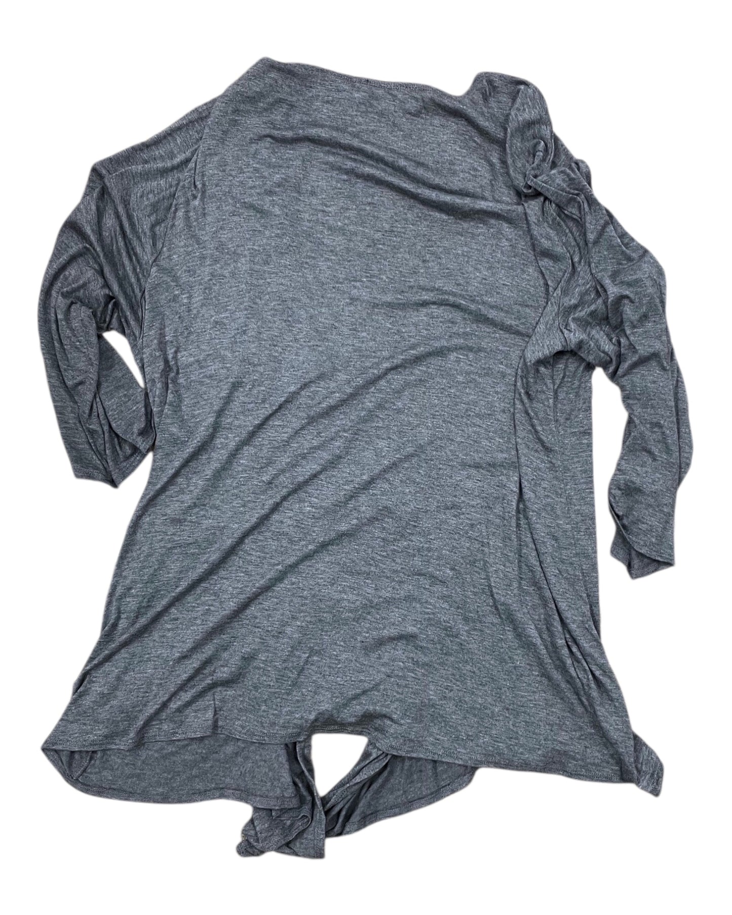 Cardigan By Agb In Grey, Size:3X