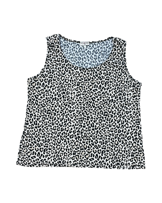 Top Sleeveless By Free Kisses In Animal Print, Size:2X