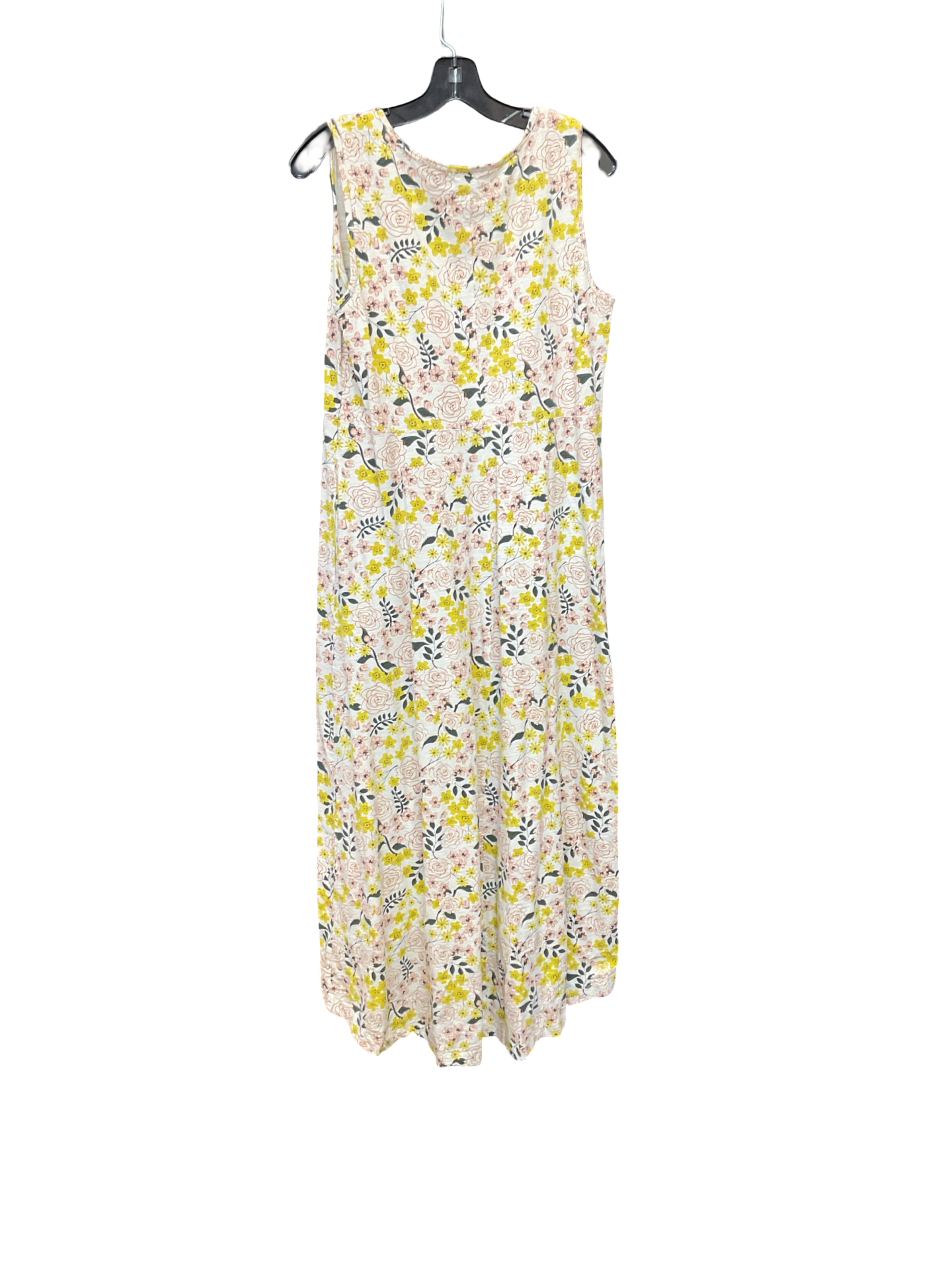 Dress Casual Maxi By Duluth Trading In Cream & Yellow, Size:M