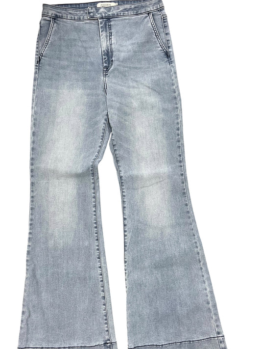 Jeans Flared By Hidden In Blue Denim, Size:8