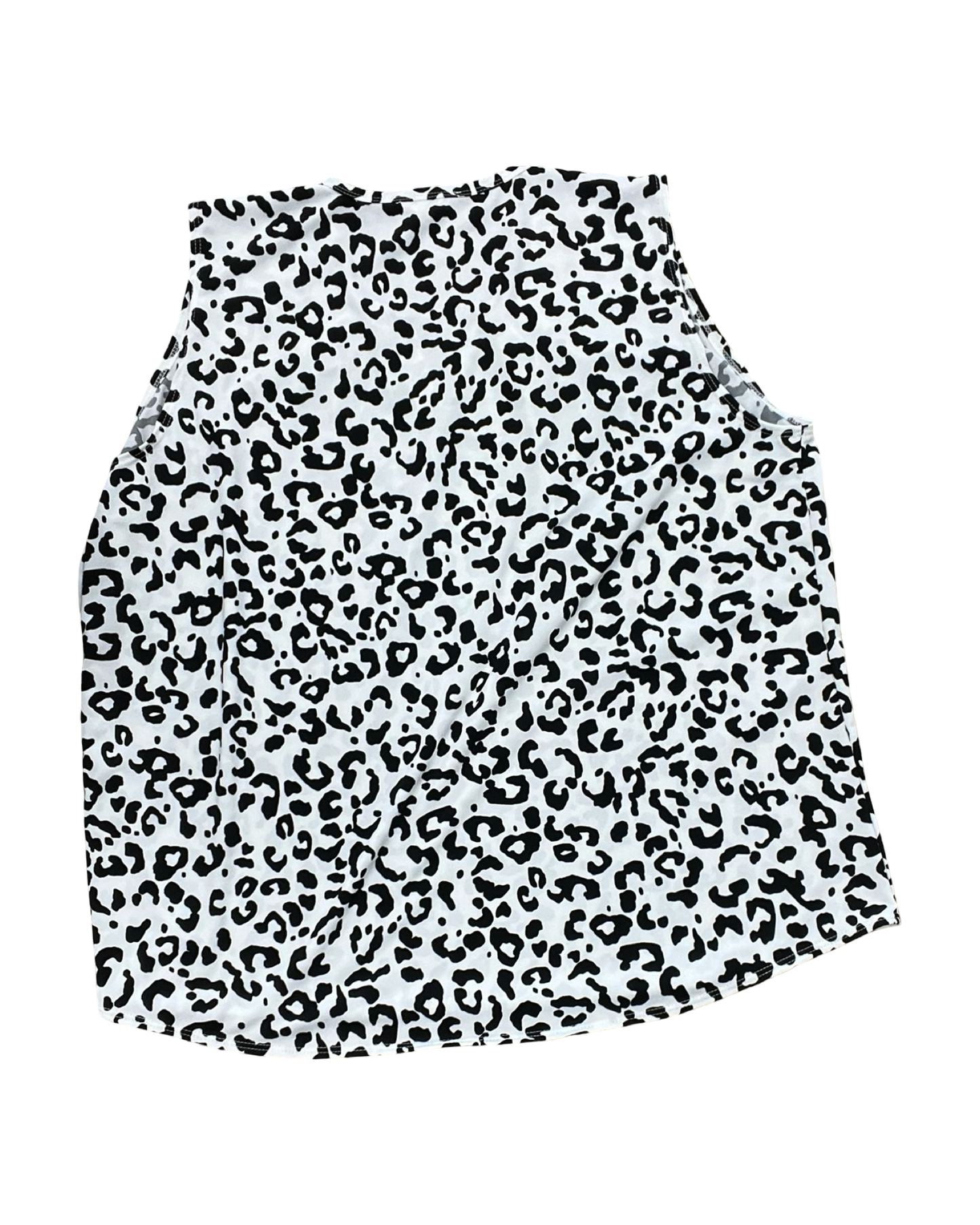 Top Sleeveless By Clothes Mentor In Black & White, Size:2X